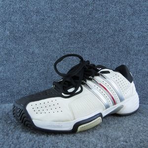 adidas aditurf Men Tennis Shoes White Synthetic Lace Up Size 7 Medium